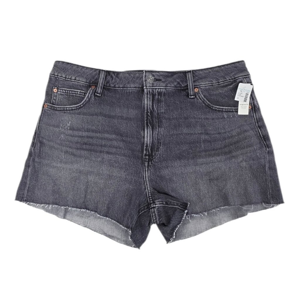 Maurices Goldie Blues Cheeky High Rise Shortie, Denim, Comfort Stretch, Size 16